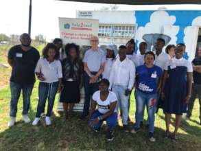 Diepsloot LTs with help2read founder Alex Moss