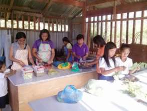 All-In cooking  "mass feeding"  at Kasambuhan  ES