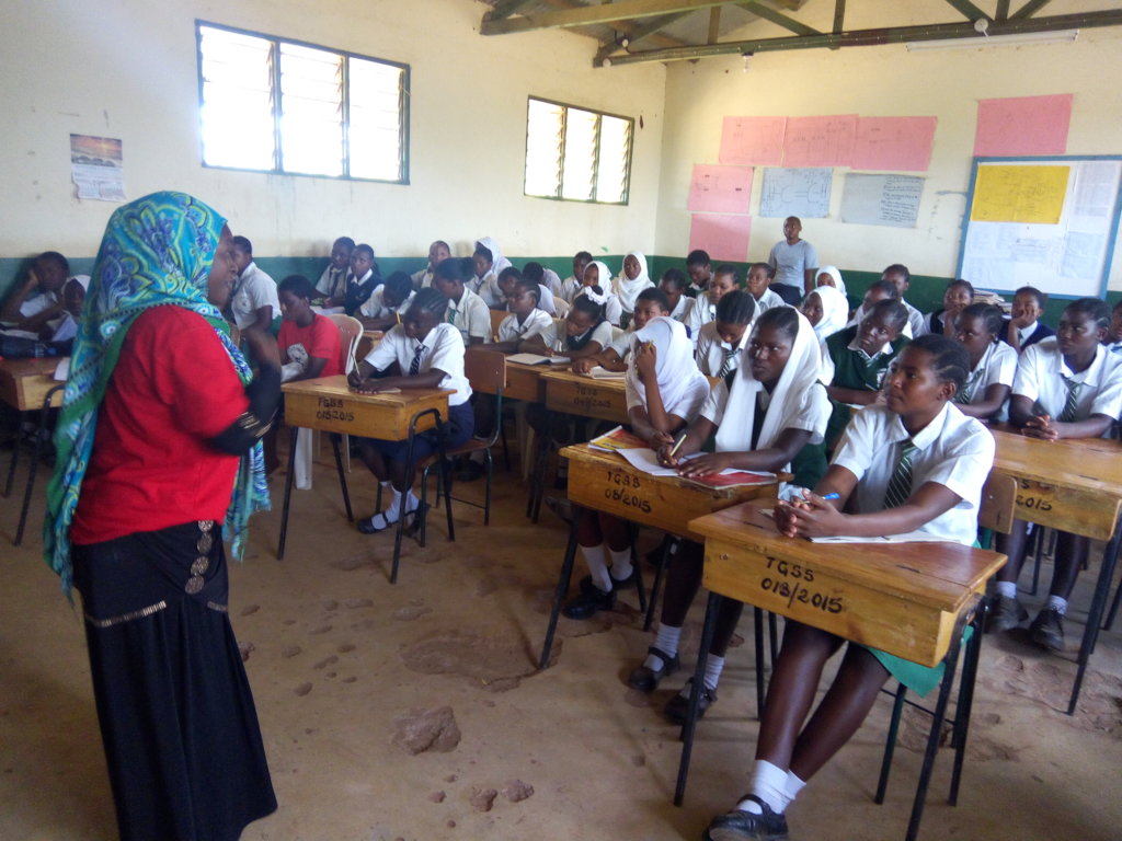 Dynamic women inspire the girls to stay in school