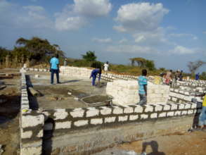 Construction on the new dormitory began in January