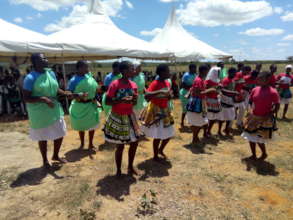 Taru Girls perform traditional dances