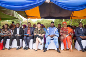Special guests and dignitaries at the ceremony.