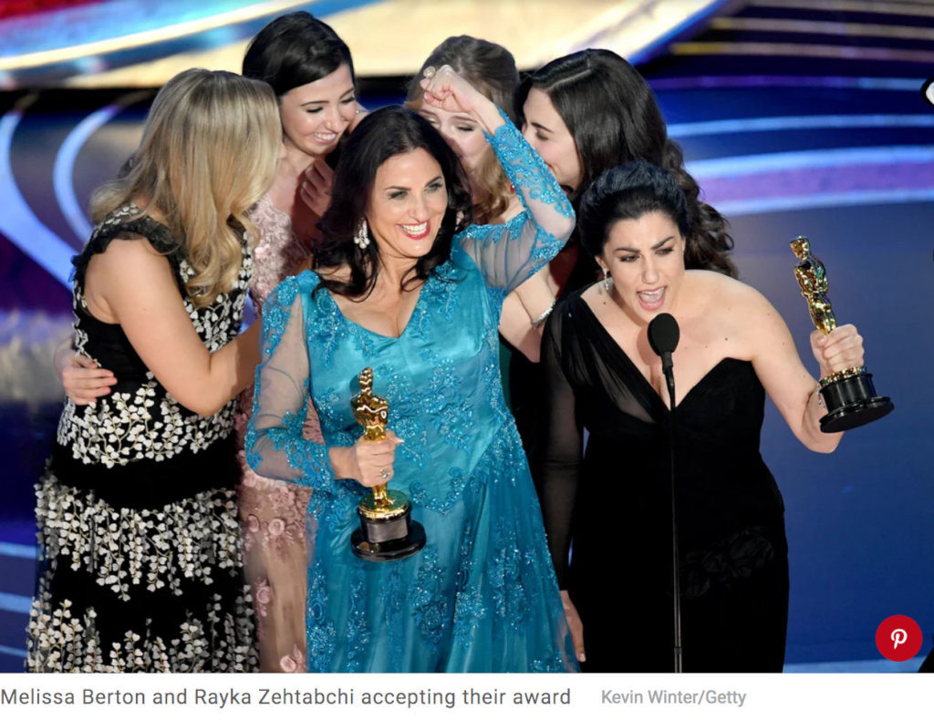 "Period. End of Sentence." wins Oscar for Best Doc