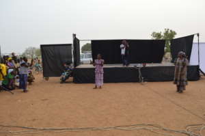 Women Performing in BARKA's Theatre Troupe