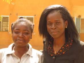 Martine with President of the Girls Awakening Club