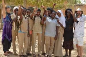 BARKA co-Founders with "Club of Awakening Girls"