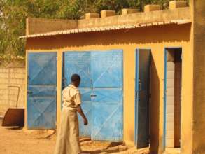 Latrines at Lycee Diaba Lompo