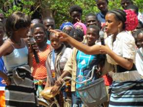 Scene from the MHM skit performed by students
