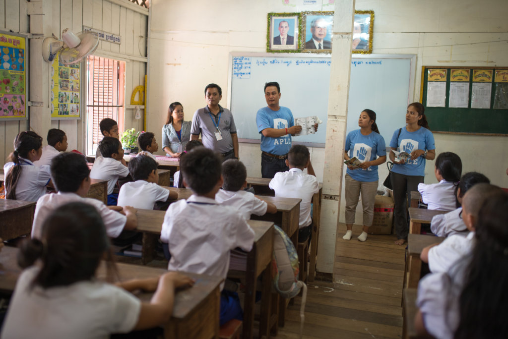 Awareness session with children