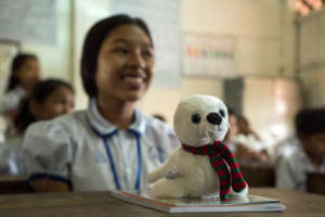 Girl equipped with knowledge to prevent abuse