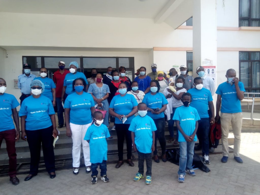 Team Kamili equipped with PPE to stay save.