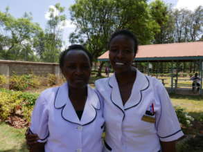 Flora and Lea, Kamili trained nurses