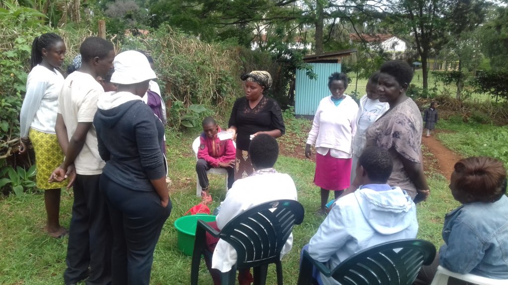 Soap making as part of our occupational therapy