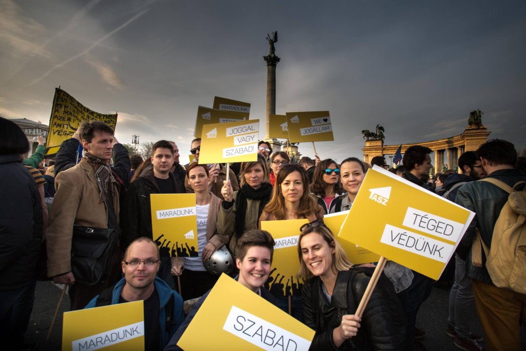 Protesting against the NGO Act