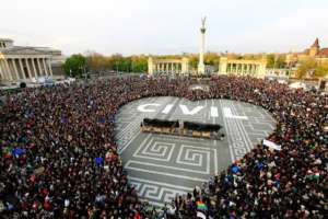 Demonstration for the NGOs - '17 April