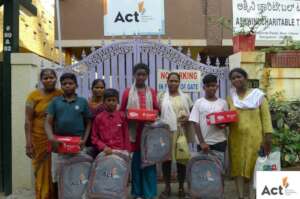 Distribution of School Essentials for ACT Children