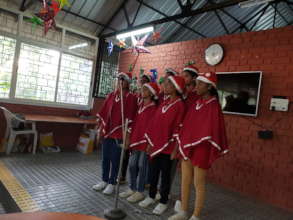Christmas caroling by our ACT choir