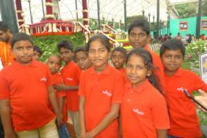 At the Lalbagh Flower show