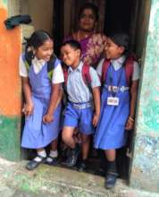 Nisha with her family