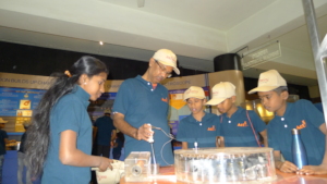 The curiosity in the eyes of the children!