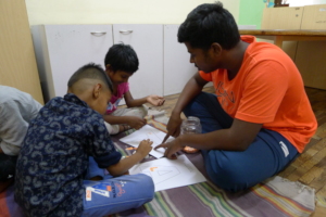 Being mentored by Senior Students of ACT