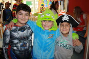 Kids celebrating Carnival (Mardi Gras)
