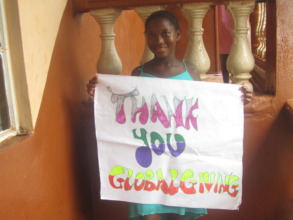 Mariatu says Thank you GlobalGiving