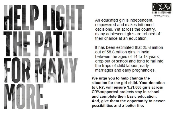 Help Bring 121,000 Girl Children Back to School