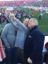 USA win the Sevens - selfies all round