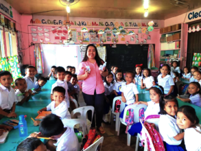 Clean hands are important in crowded classrooms