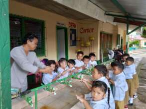 Wash program at Salih Yusah ES