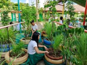City school garden at Salih Yusah ES