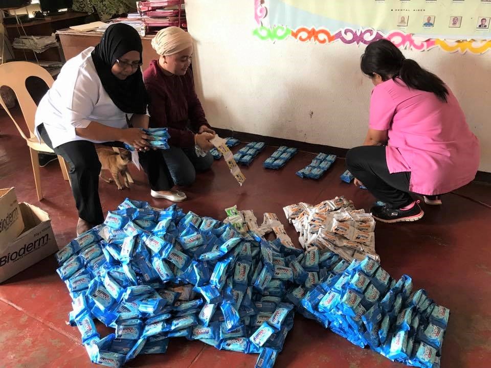 Soap from Asia America Initiative for 24 schools