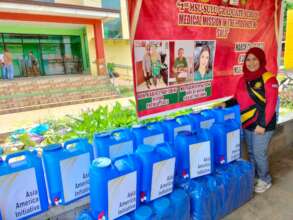 Water jugs for clean water