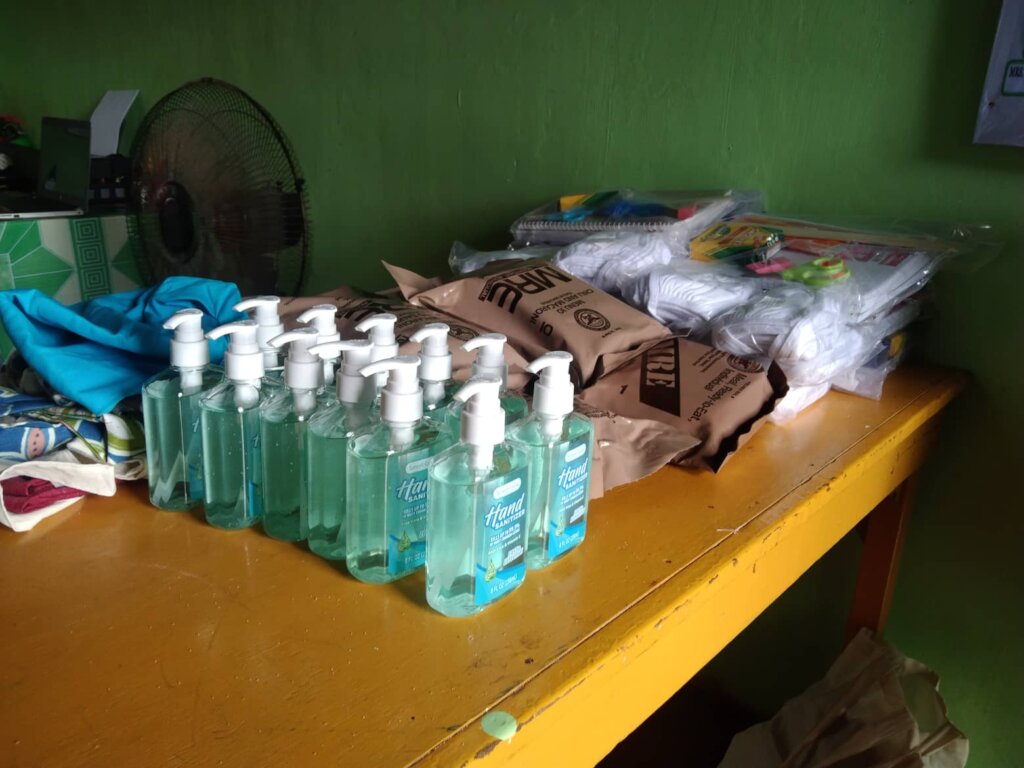 AAI soaps and snacks for Panamao HS