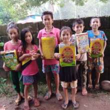 Foods donated by AAI to Kasambuhan Village ES