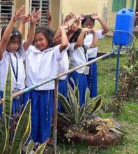 Simple water system for hand wash hygiene