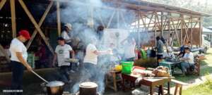 Volunteer cooks include Moms and Dads