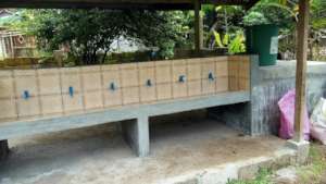 A work of art and hygiene for 200 kids