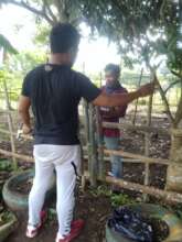 Sahaya parents clear and plant school garden