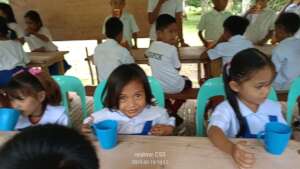 Protein milk made with clean water in Indanan