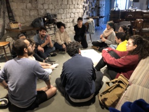 Participants during their seminar in Haifa