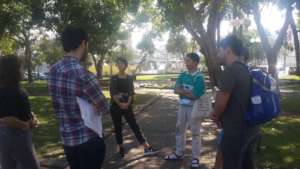 CiA participants touring Jaffa