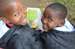 African Angels improving their reading skills