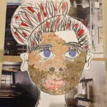 Self portrait collage - Yonela