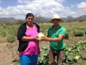 Yamileth, left, at Clinica Verde.