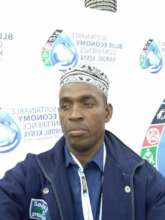 Mr. Ahmed Abubakar at the Blue Economy Conference.