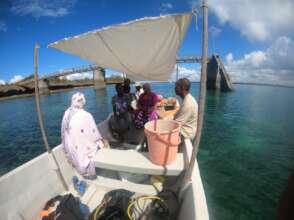Team arrives at the restoration site