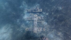 The ANO coral cluster re-planted on 13 August 2025