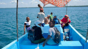 The Team monitoring and restoring corals